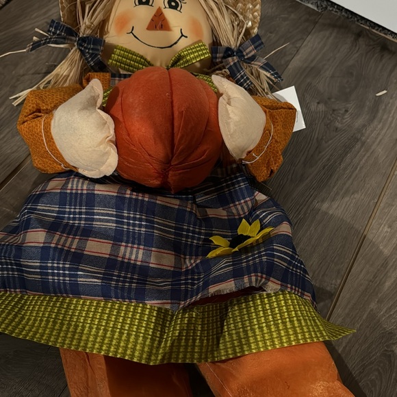 NEW Fall Scarecrow Decor 36in Halloween Scarecrow Decoration - Picture 5 of 7